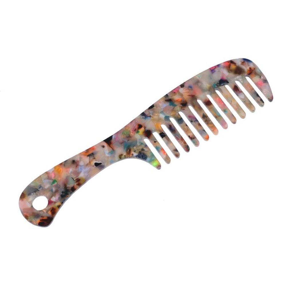1 Pc Hair Detangling Comb Wide Tooth Anti-Static for Hair Care Thick Multicolor